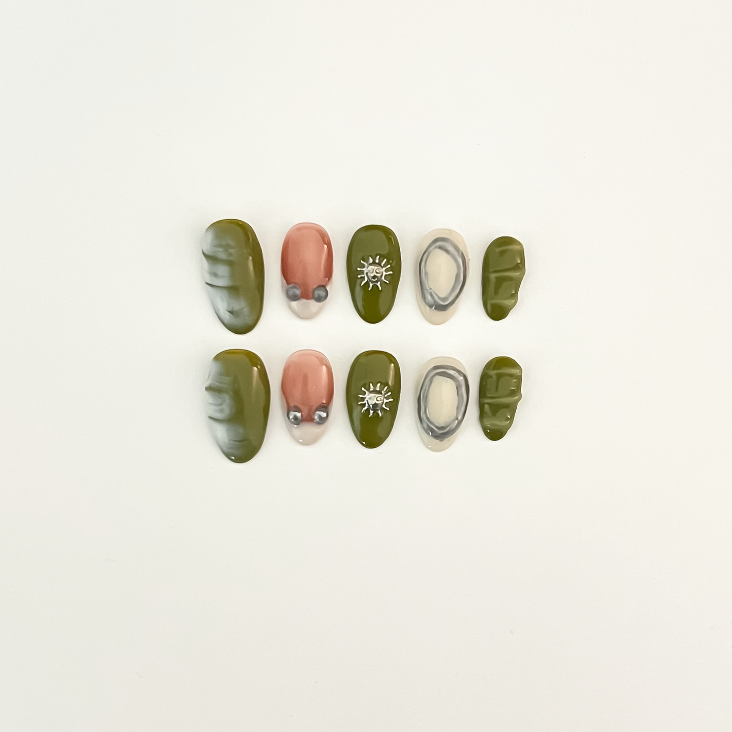 Green Grunge Set