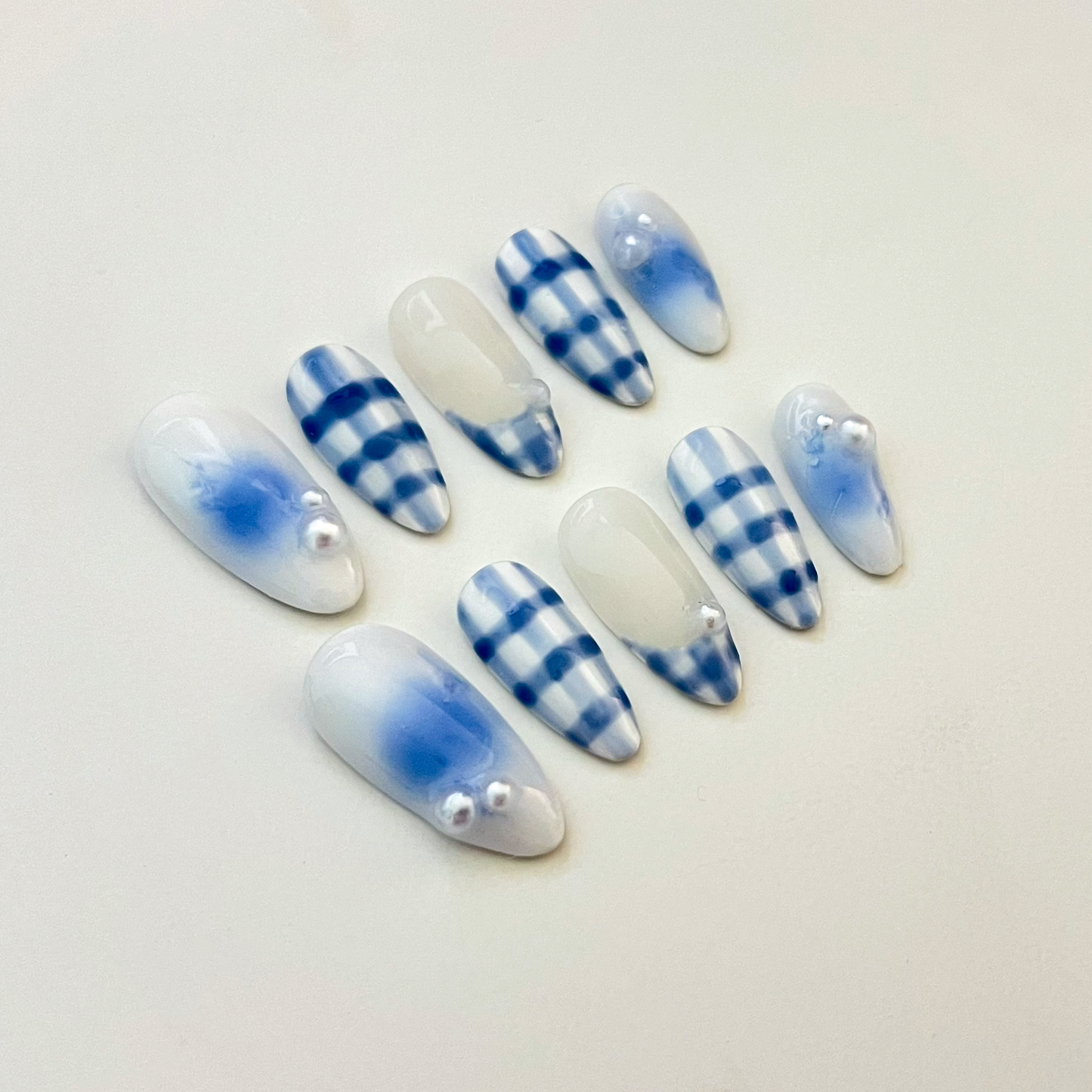 Blue Checkered Set